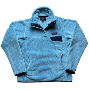 Patagonia Fleece Jacket Womens S Snap T High Pile Re Tool Pullover Sweatshirt